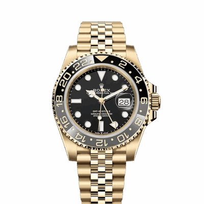 wrist watch GMT-Master II, 40mm, 18k Yellow Gold, Ref# 126718GRNR-0001 watch