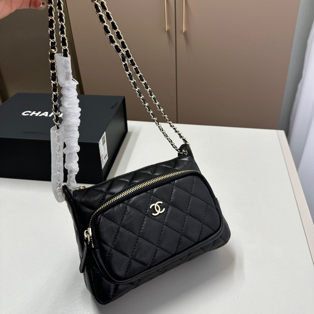 25C Small Smooth Leather Camera Bags Black 20cm 25 New Collection Bag