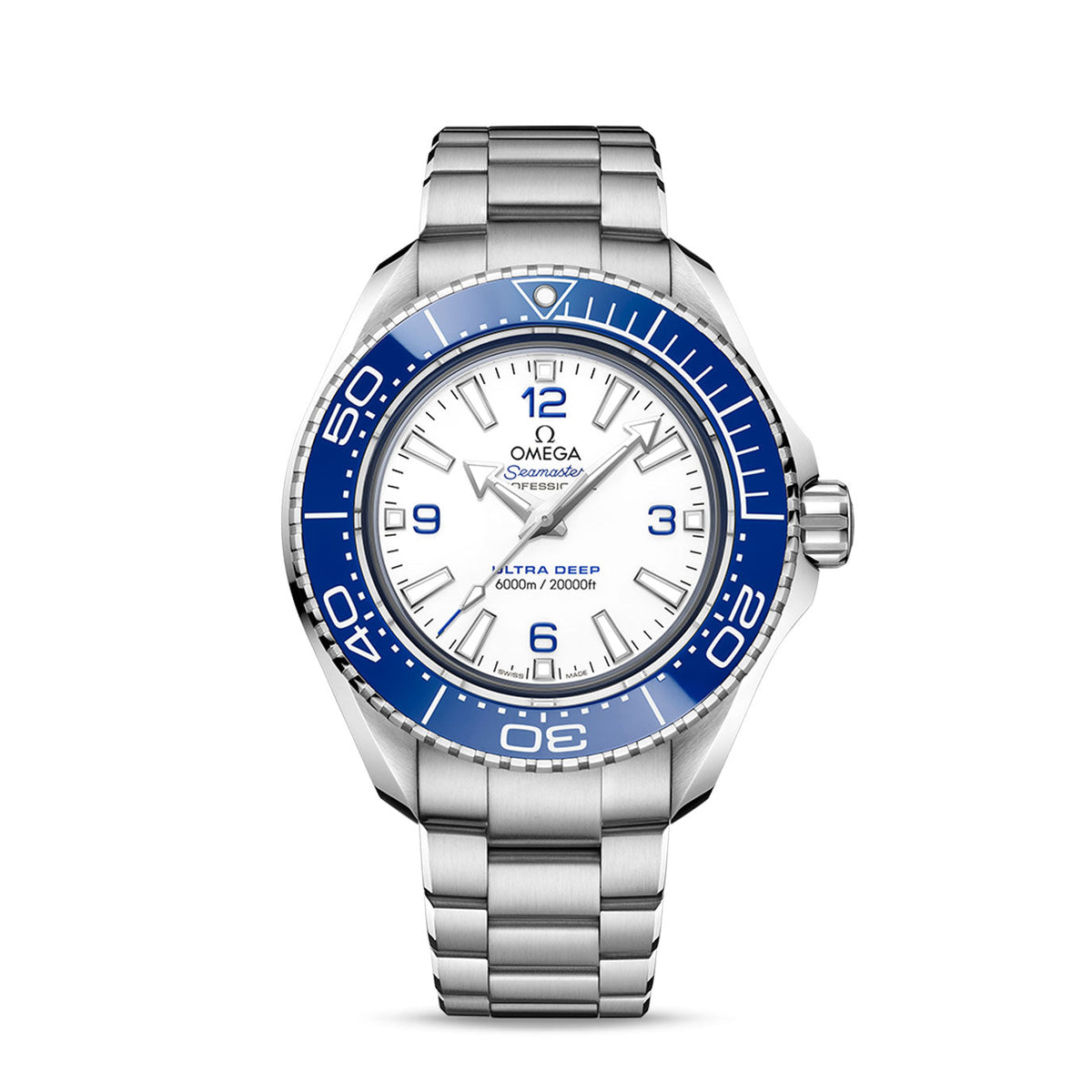 wrist watch Seamaster PLANET OCEAN 600M CO‑AXIAL MASTER CHRONOMETER Ref# 215.30.46.21.04.001 watch