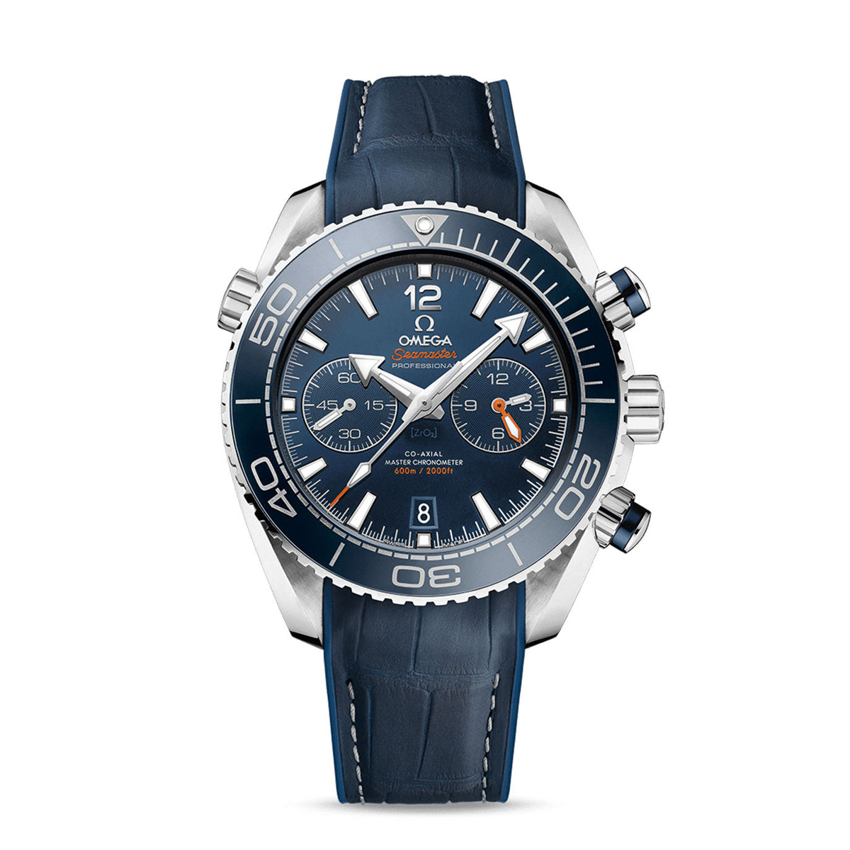 wrist watch Seamaster PLANET OCEAN 600M CO‑AXIAL MASTER CHRONOMETER CHRONOGRAPH Ref# 215.33.46.51.03.001 watch