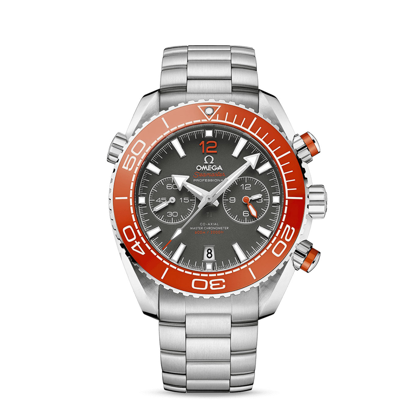 wrist watch Seamaster PLANET OCEAN 600M CO‑AXIAL MASTER CHRONOMETER CHRONOGRAPH Ref# 215.30.46.51.99.001 watch