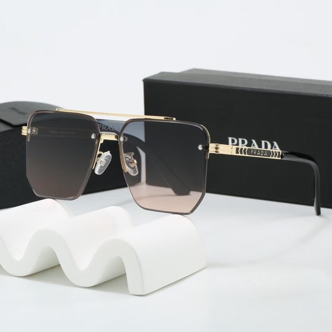 2026 New gradient frameless thin sunglasses