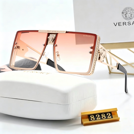 2026 High-End Leisure Travel Versatile Square Sunglasses Style 8282