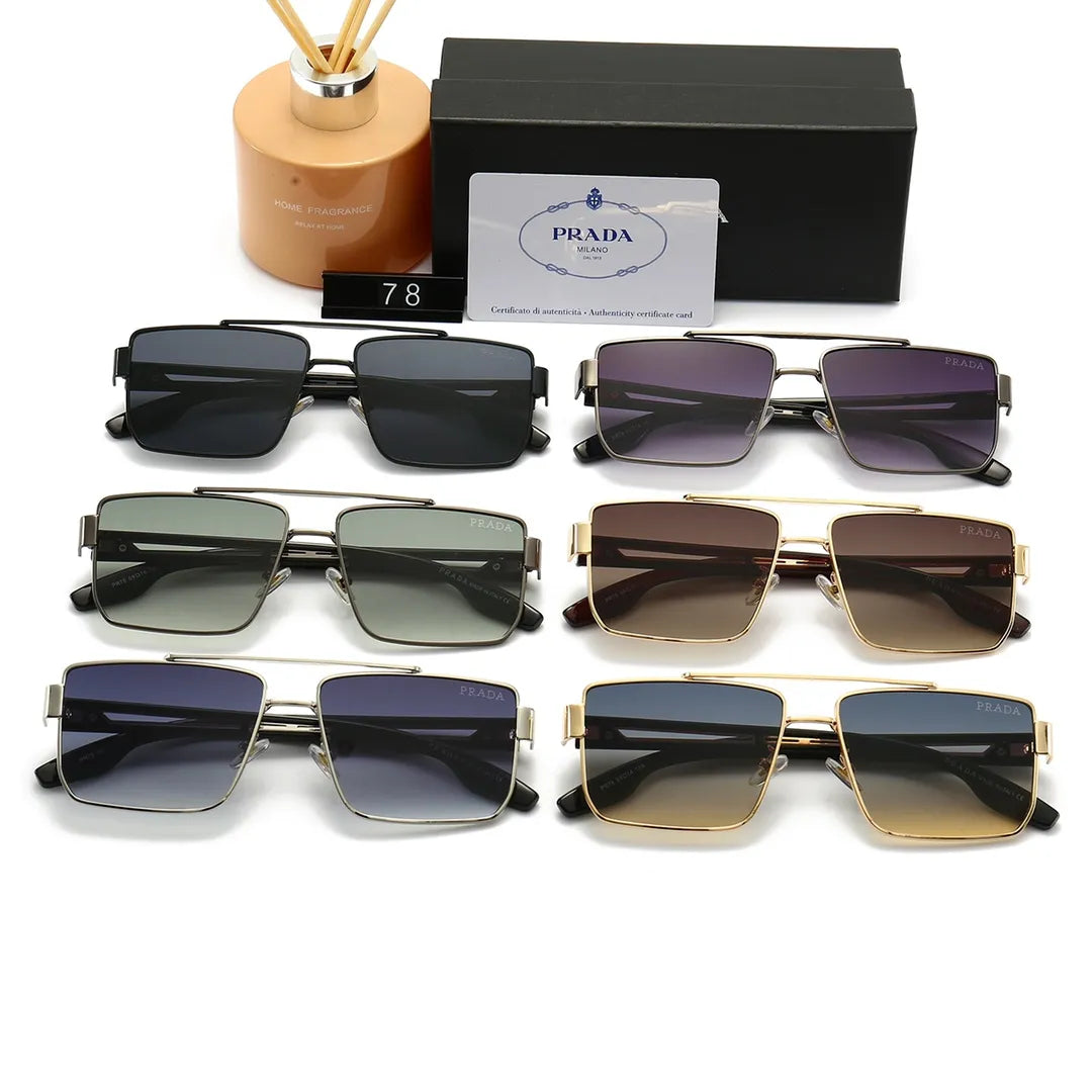 2026 Neutral Double Bridge Sunglasses