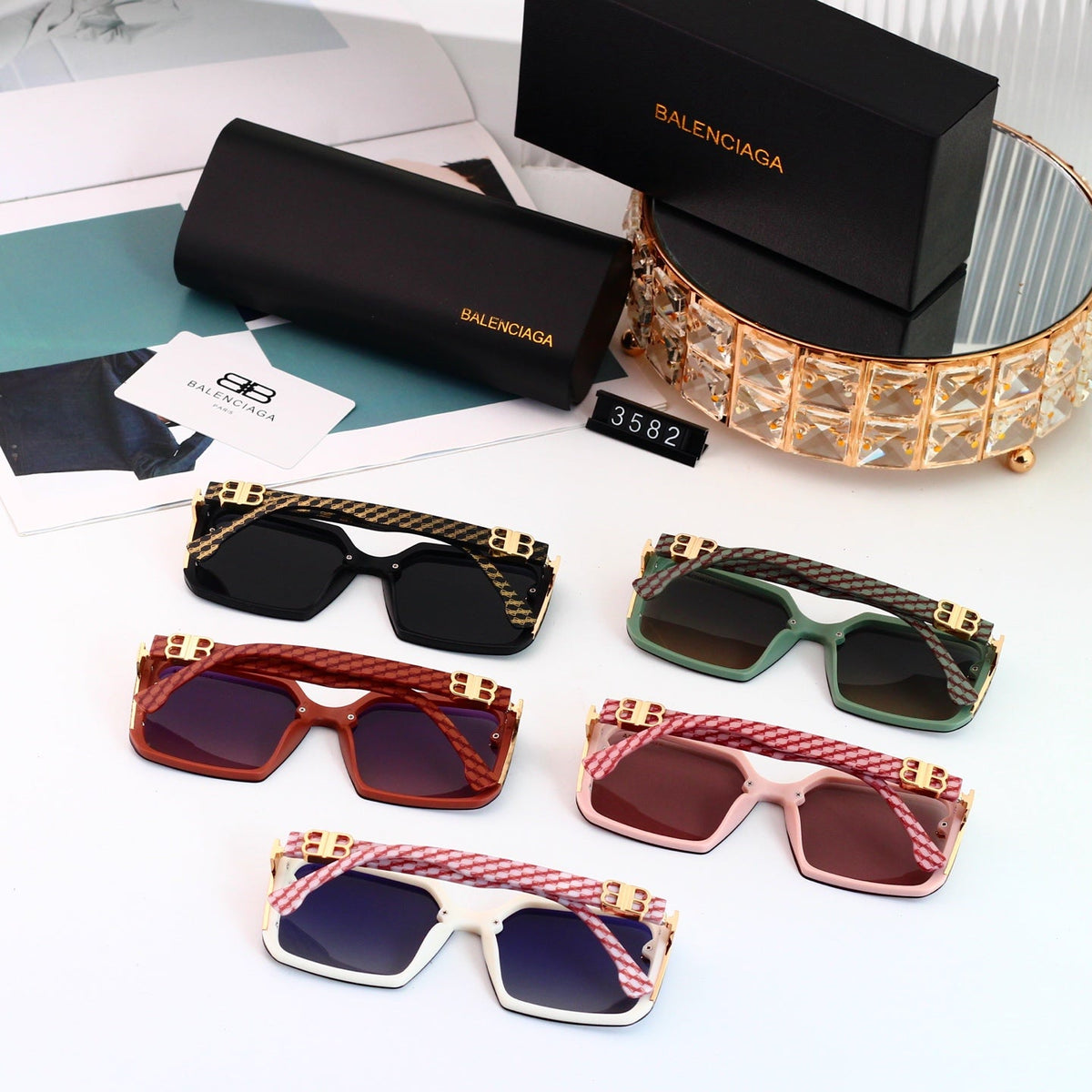 2026 Full frame cat-shaped sunglasses