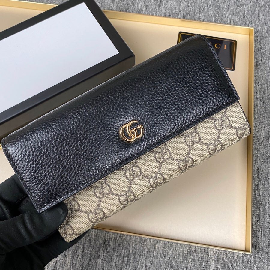 GG Marmont GG Supreme Canvas Wallet On Chain Beige Ebony 19cm 546585 17WAG 1283 MARMONT Bag
