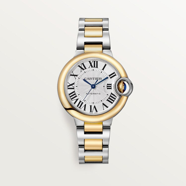 Unworn wrist watch Ballon Bleu, Stainless Steel and 18k Yellow Gold, 33mm, Ladies, Ref# W2BB0037, box and papers watch