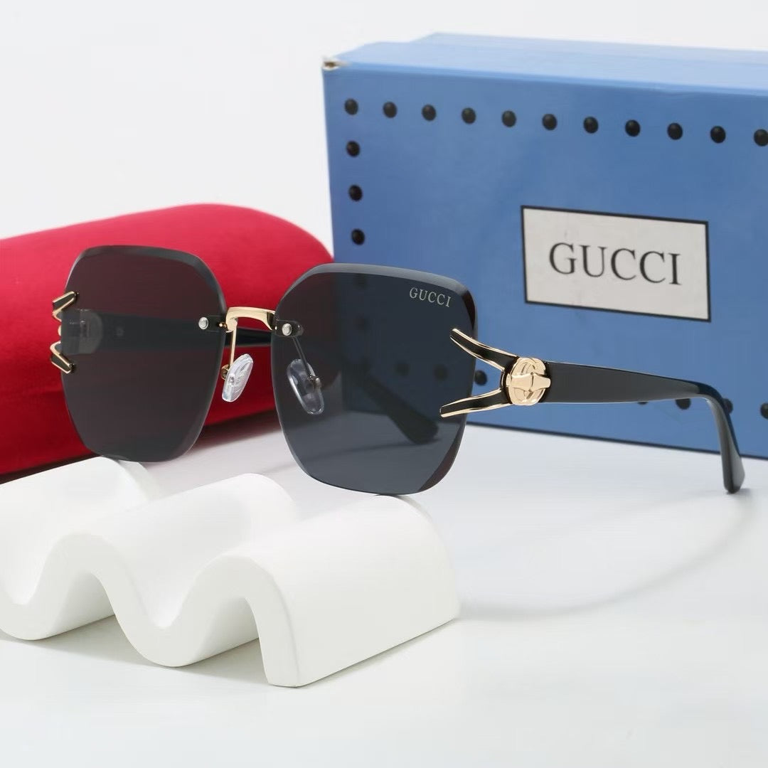 2026 Gradient frameless thin sunglasses