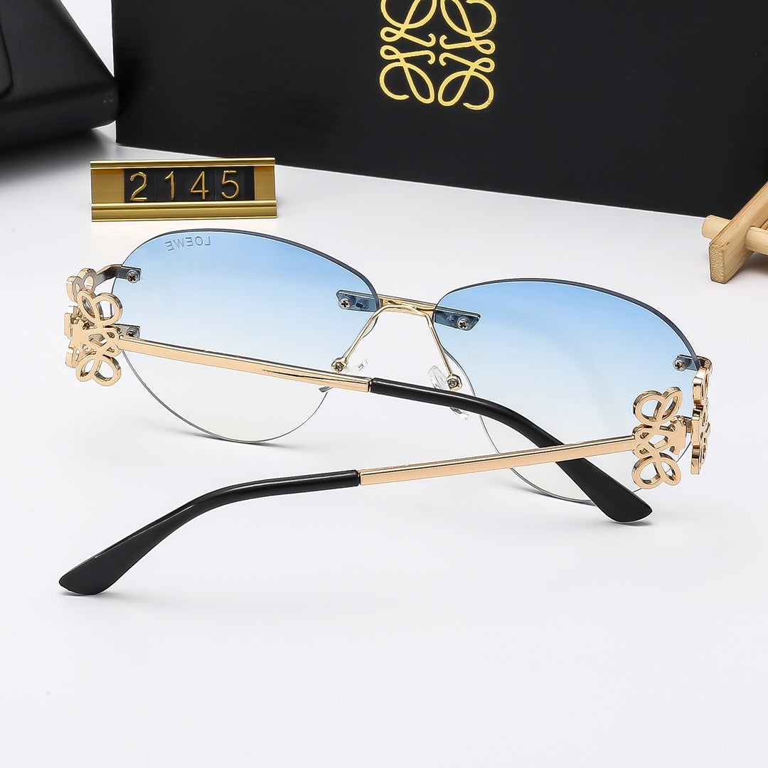 2026 Multicolor trendy plain sunglasses 2145