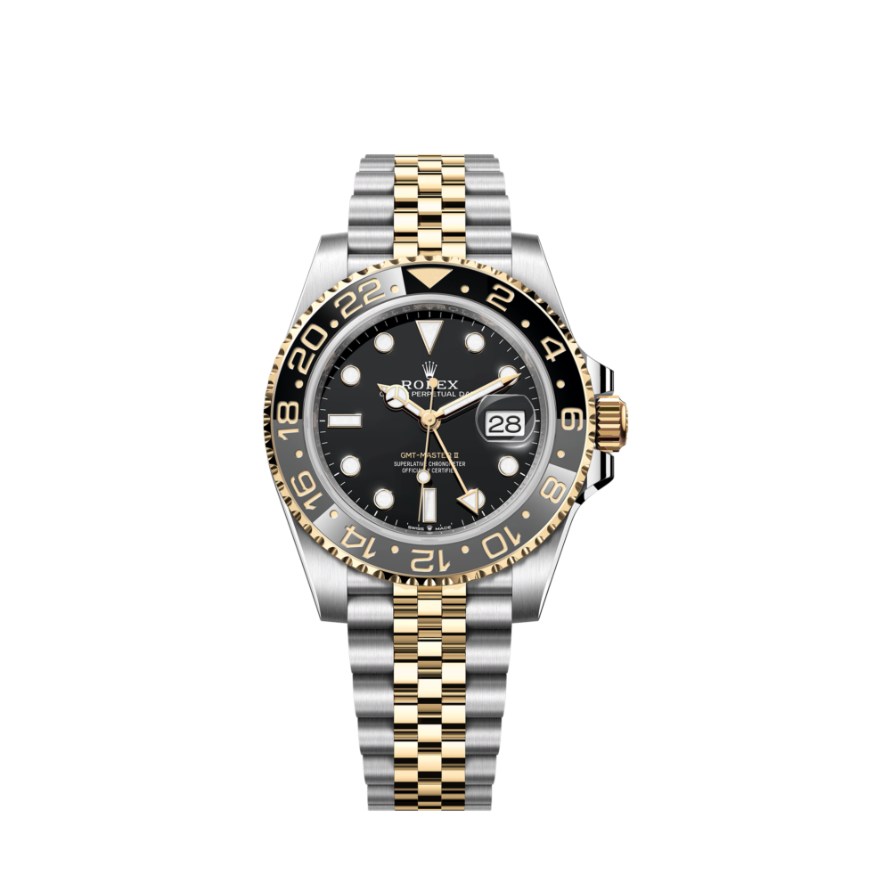 wrist watch GMT-Master II, 40mm, Oystersteel and 18k Yellow Gold, Ref# 126713GRNR-0001 watch