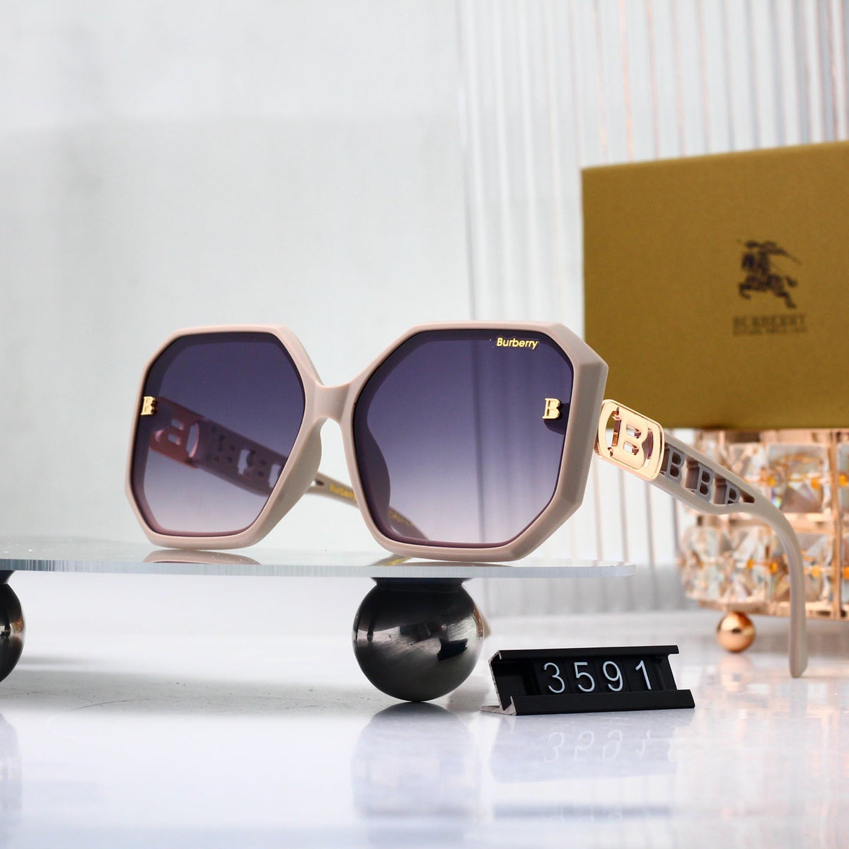 2026 Full Frame Square Gradient Sunglasses
