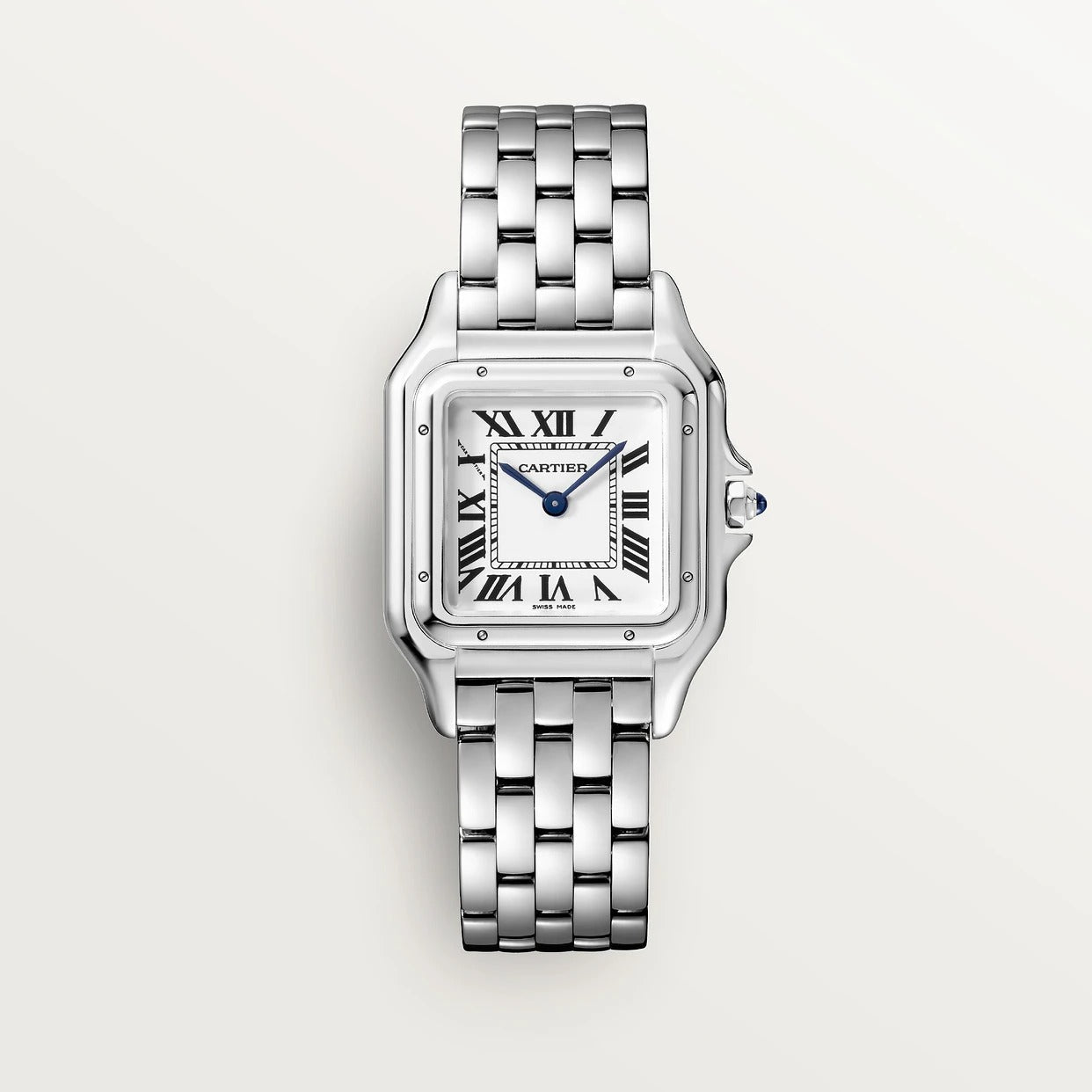 Unworn wrist watch Panthère de wrist watch Medium, Stainless Steel, 27mm x 37mm, Ref# WSPN0015, box and papers watch