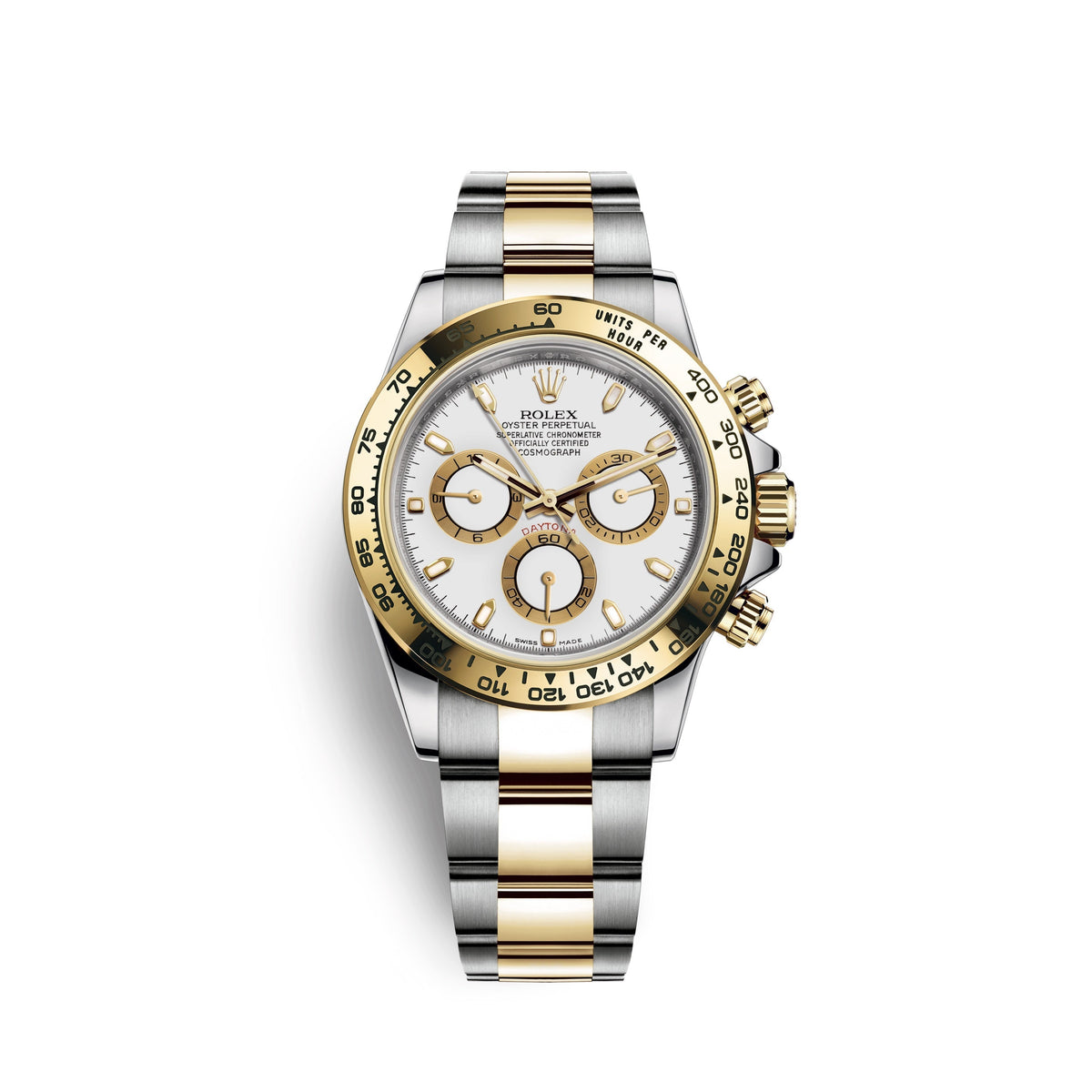 wrist watch Cosmograph Daytona, 18k Yellow Gold and Stainless Steel, 40mm, Ref# 116503-0001 watch