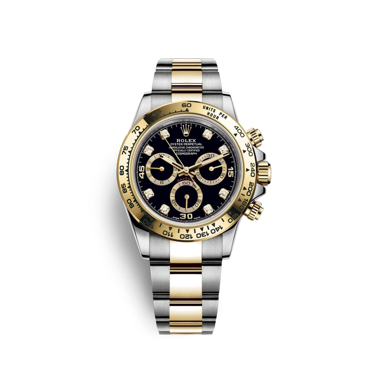 wrist watch Cosmograph Daytona, 18k Yellow Gold and Stainless Steel, 40mm, Ref# 116503-0011 watch