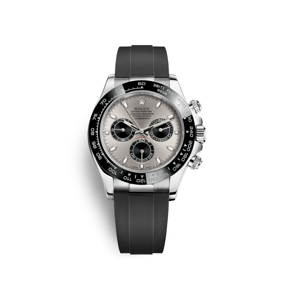 wrist watch Cosmograph Daytona, 18k White Gold, 40mm, Ref# 116519LN-0027 watch