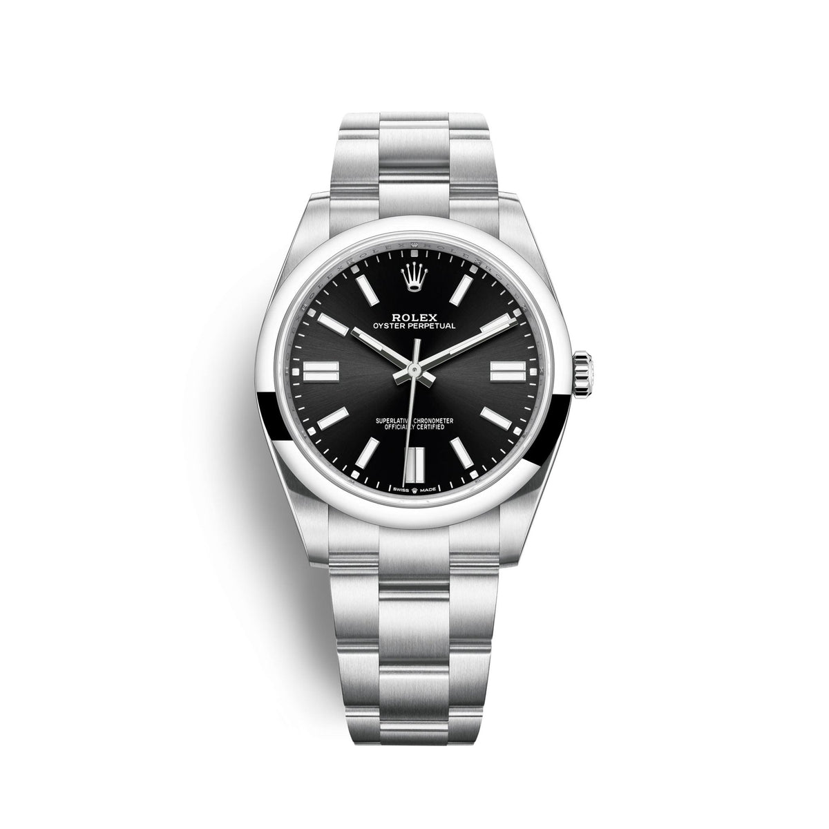 wrist watch Oyster Perpetual No Date, Oysterteel, 41mm, Ref# 124300-0002 watch
