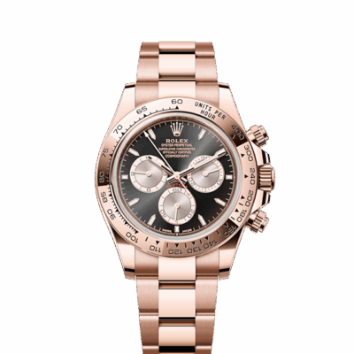 wrist watch Cosmograph Daytona 40mm, 18k Everose Gold, Ref# 126505-0001 watch