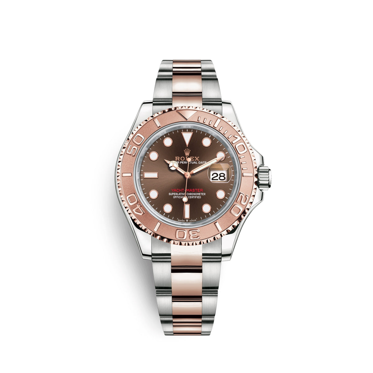 wrist watch Yacht-Master 40, Stainless Steel and 18k Everose Gold, 40mm, Ref# 126621-0001 watch