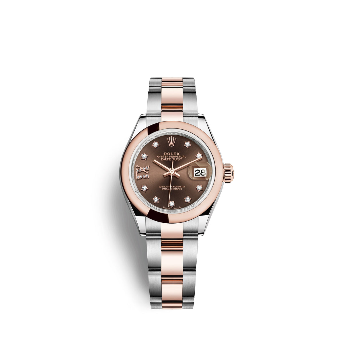wrist watch Lady-Datejust 28, Oystersteel and 18k Everose Gold, Ref# 279161-0004 watch