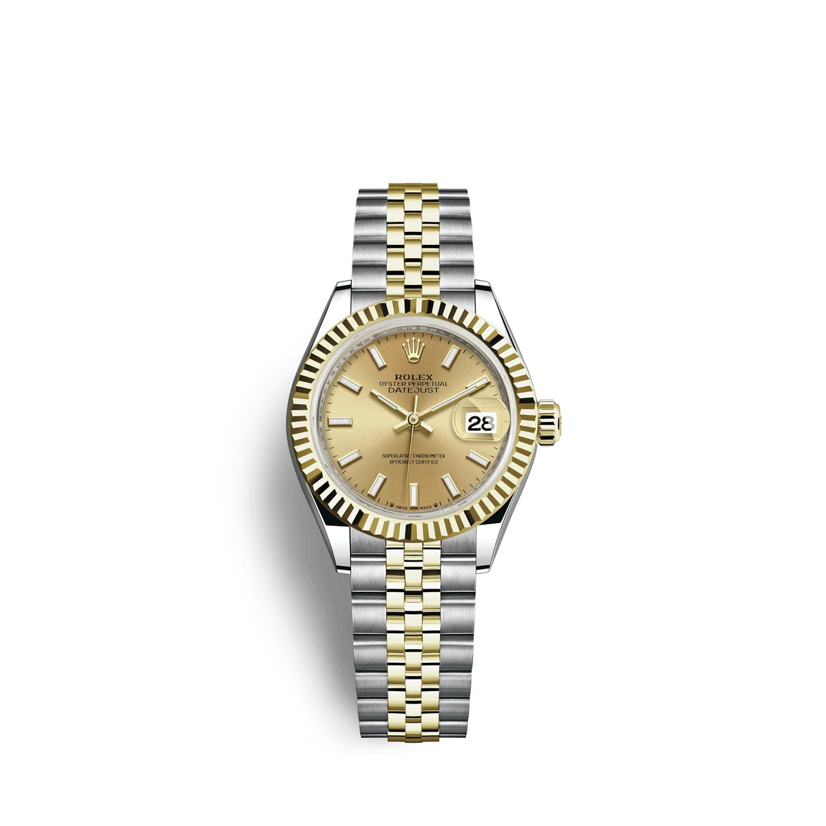 wrist watch Lady-Datejust 28, Oystersteel and 18k Yellow Gold, Ref# 279173-0001 watch