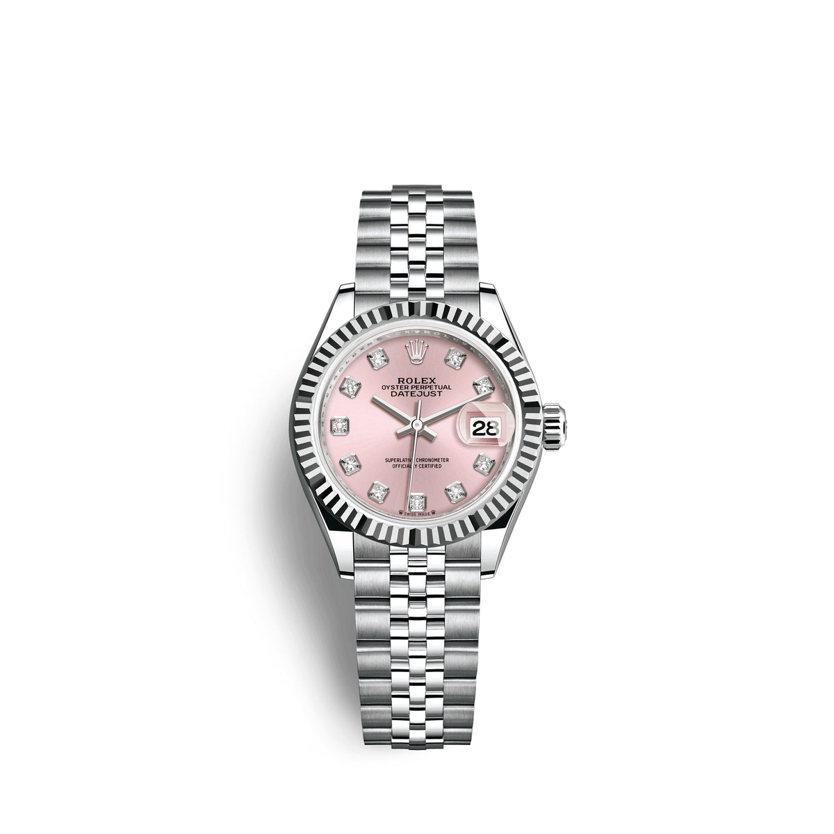 wrist watch Lady-Datejust 28, Oystersteel and 18k White Gold, Ref# 279174-0003 watch