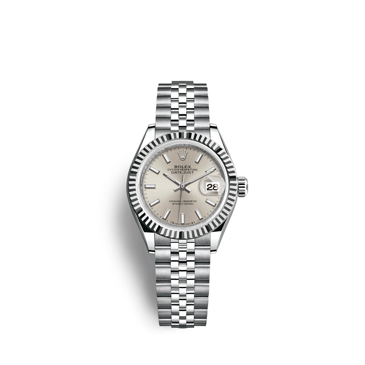 wrist watch Lady-Datejust 28, Oystersteel and 18k White Gold, Ref# 279174-0005 watch
