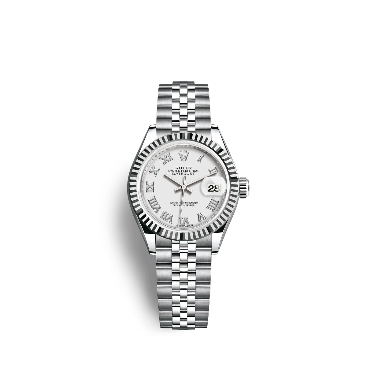 wrist watch Lady-Datejust 28, Oystersteel and 18k White Gold, Ref# 279174-0019 watch