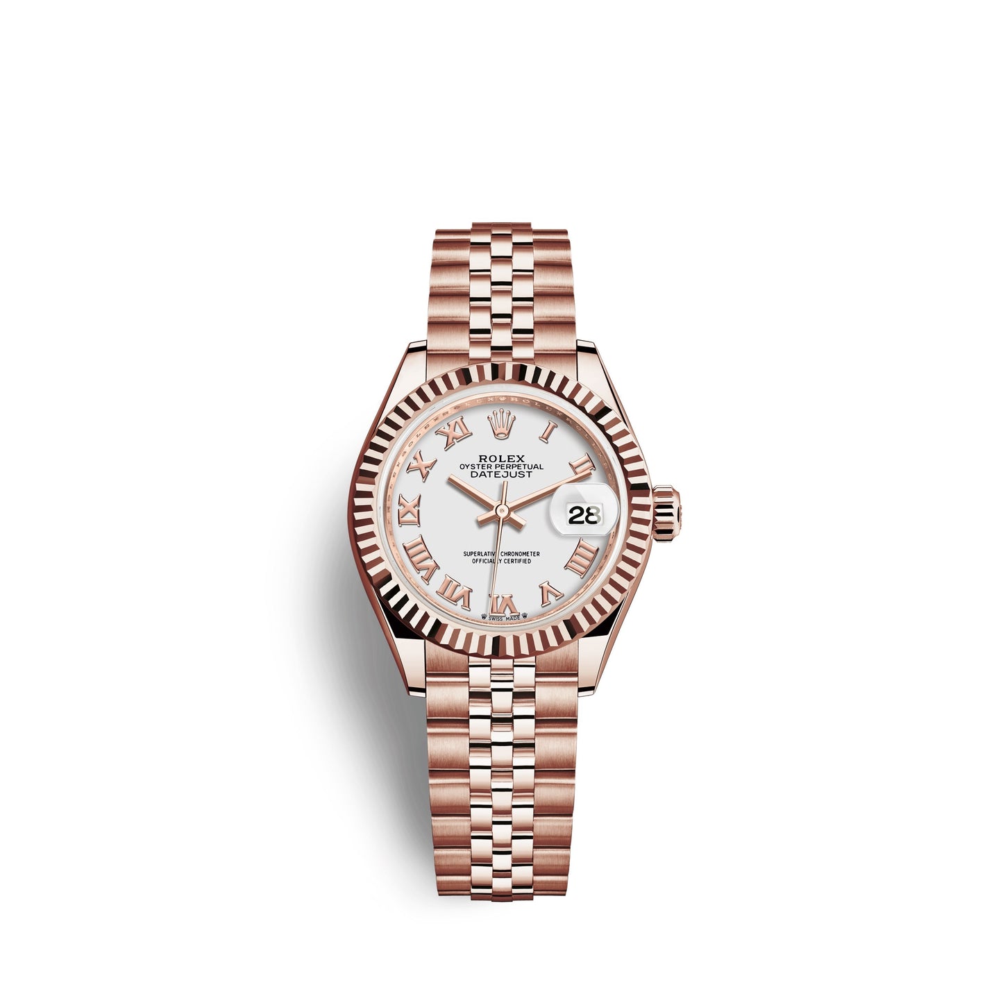 wrist watch Lady-Datejust 28, 18k Everose Gold, Ref# 279175-0022 watch