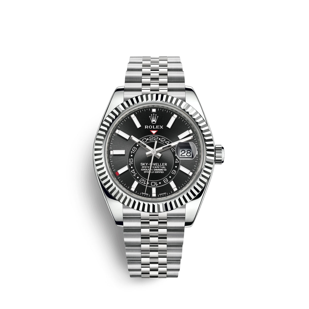 wrist watch Sky-Dweller 42mm, Oystersteel and 18k White Gold, Ref# 326934-0006 watch