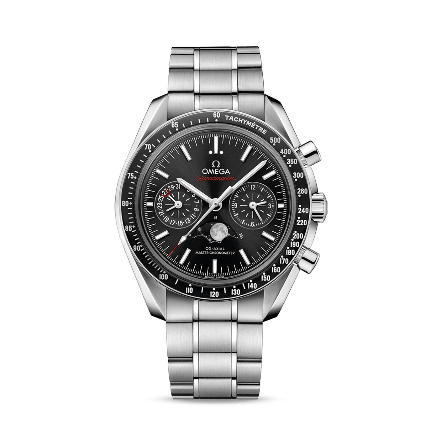 wrist watch Speedmaster MOONPHASE CO‑AXIAL MASTER CHRONOMETER MOONPHASE CHRONOGRAPH Ref# 304.30.44.52.01.001 watch