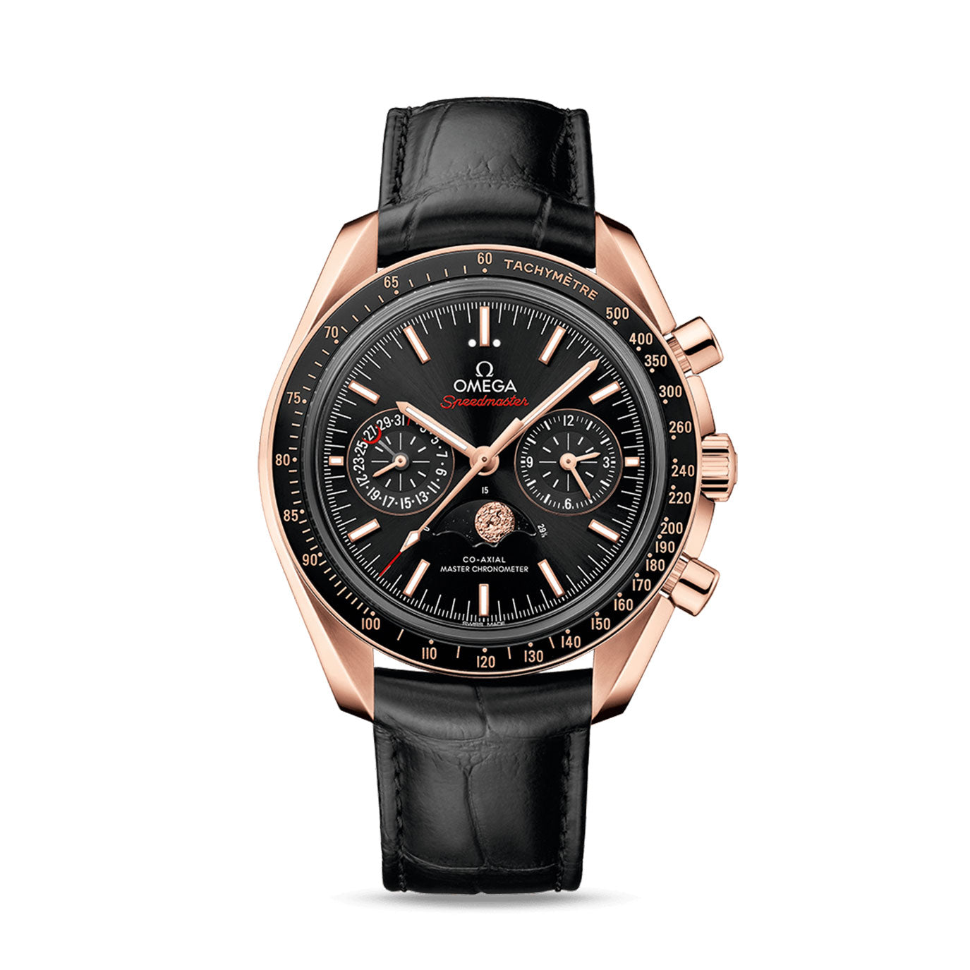 wrist watch Speedmaster MOONPHASE CO‑AXIAL MASTER CHRONOMETER MOONPHASE CHRONOGRAPH Ref# 304.63.44.52.01.001 watch