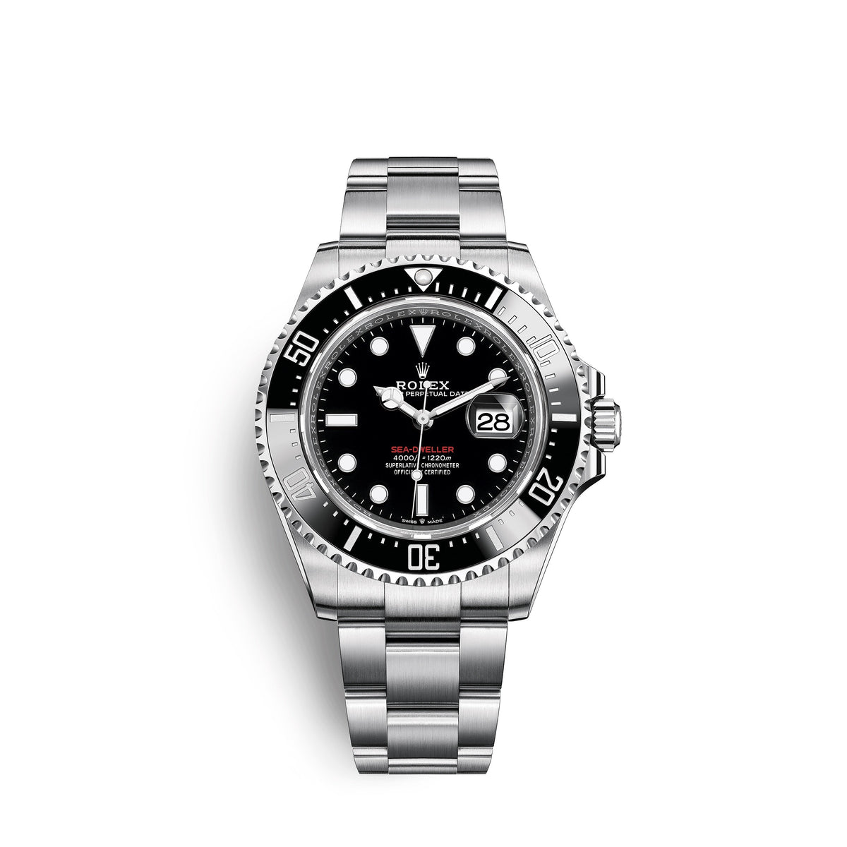 wrist watch Sea-Dweller 43, Oystersteel, Red Letters, Ref# 126600-0002 watch