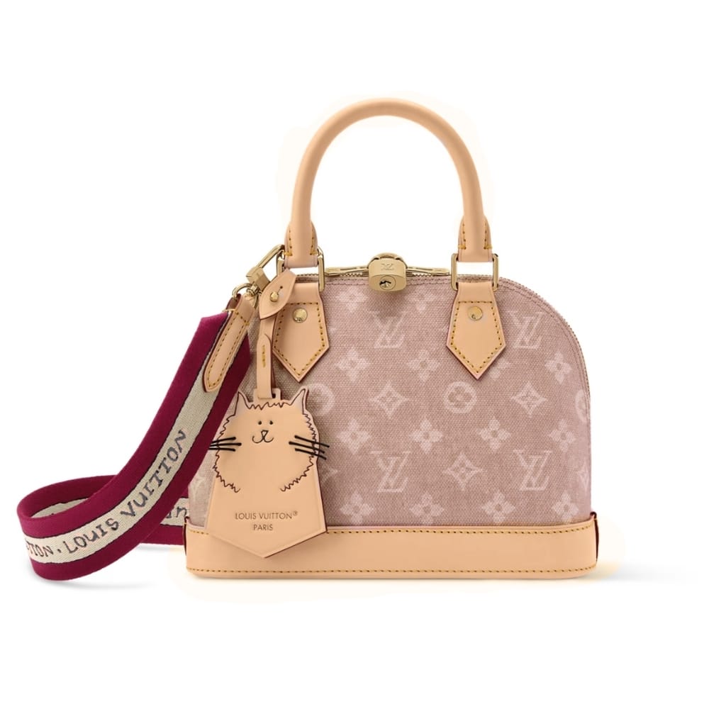 Alma BB Meowgram Handle Bag Pale Pink 23cm M25728 ALMA Bag
