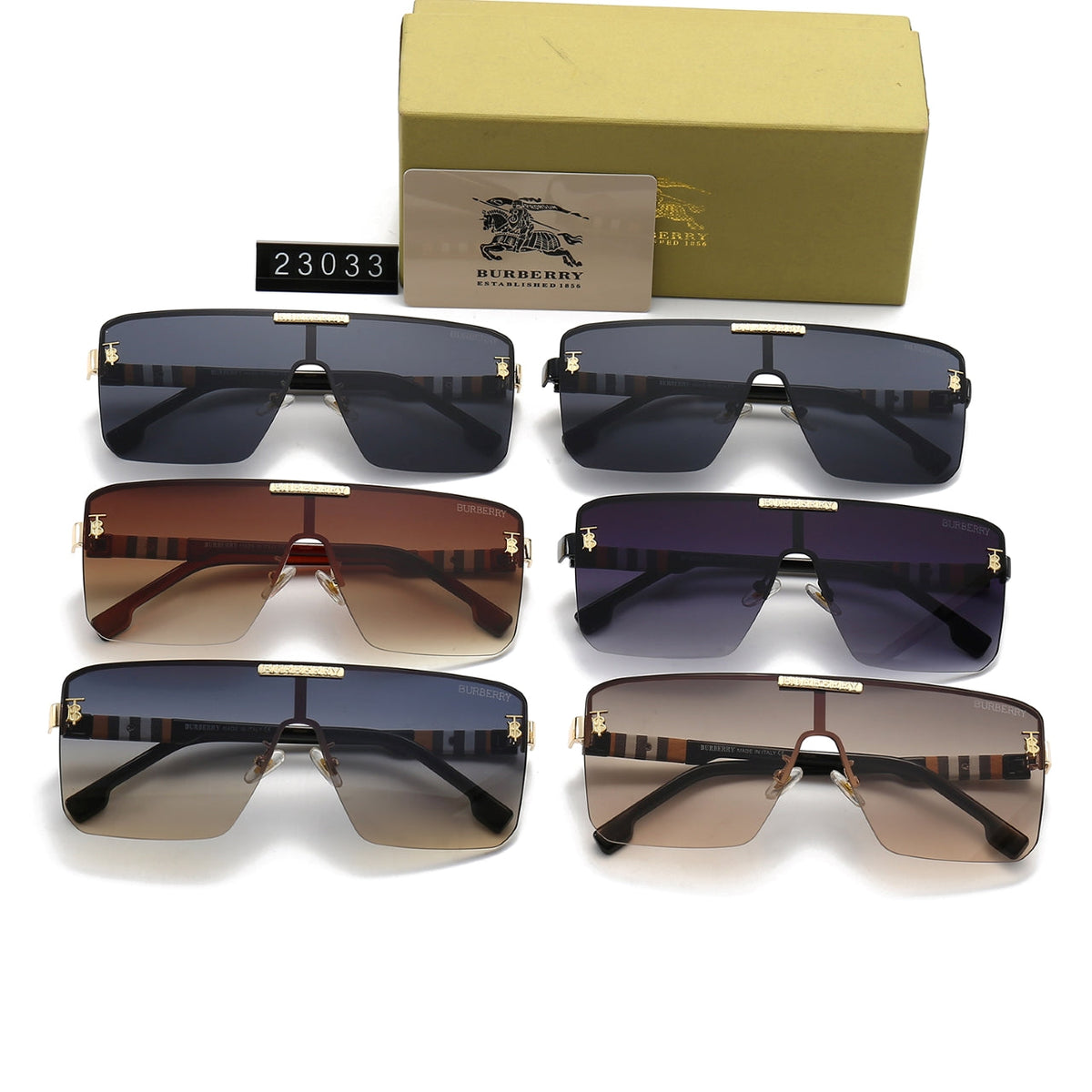 2026 One-Piece Checkered HD Sunglasses