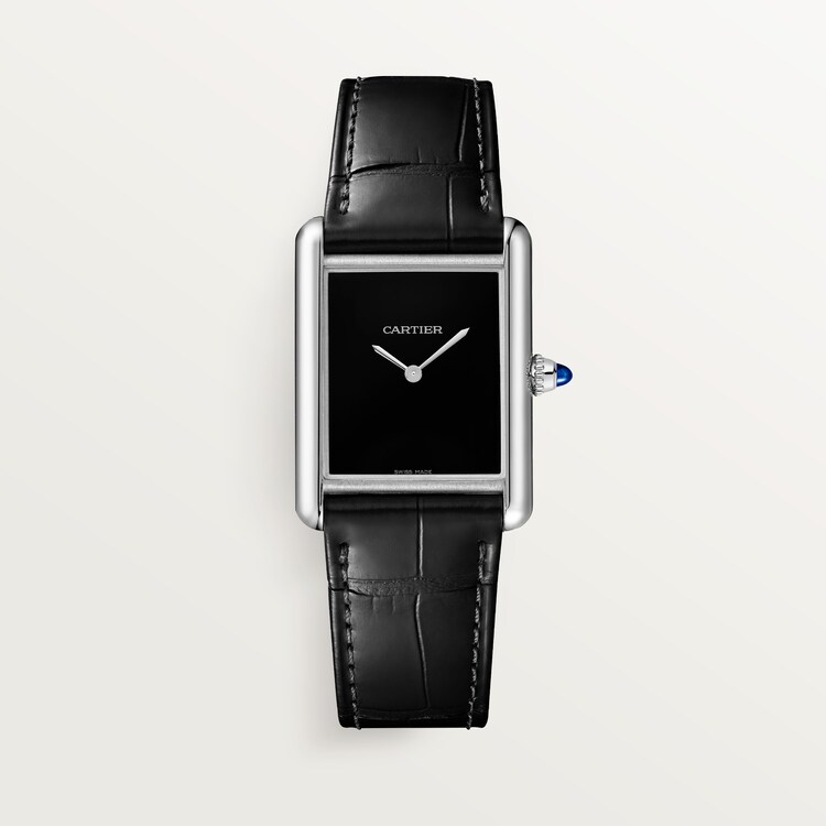 Unworn wrist watch Tank Must de wrist watch, Stainless Steel, 32mm x 27mm, Ref# WSTA0072, box and papers watch