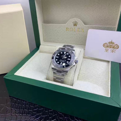 [Super Clone] Regency Diver 41 mm Timeless Black ceramic Bezel Bright black Dial 124060 8153