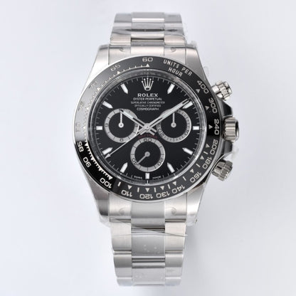 [Super Clone] Regency Racing Chronograph 40 mm Timelesssteel Ceramic Bezel Panda Dial 126500LN 7851