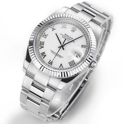 [Super Clone] Regency Classic Date 36 mm Timeless Fluted Bezel White Dial 126234 4185