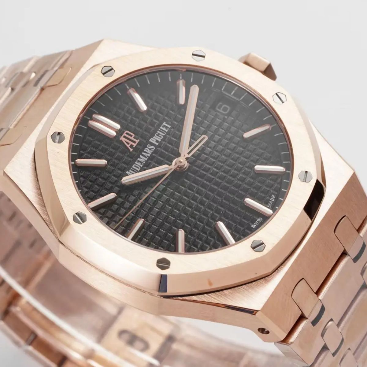 Prestige Atelier Octagon Sport 41mm Black Dial Rose Gold 4919
