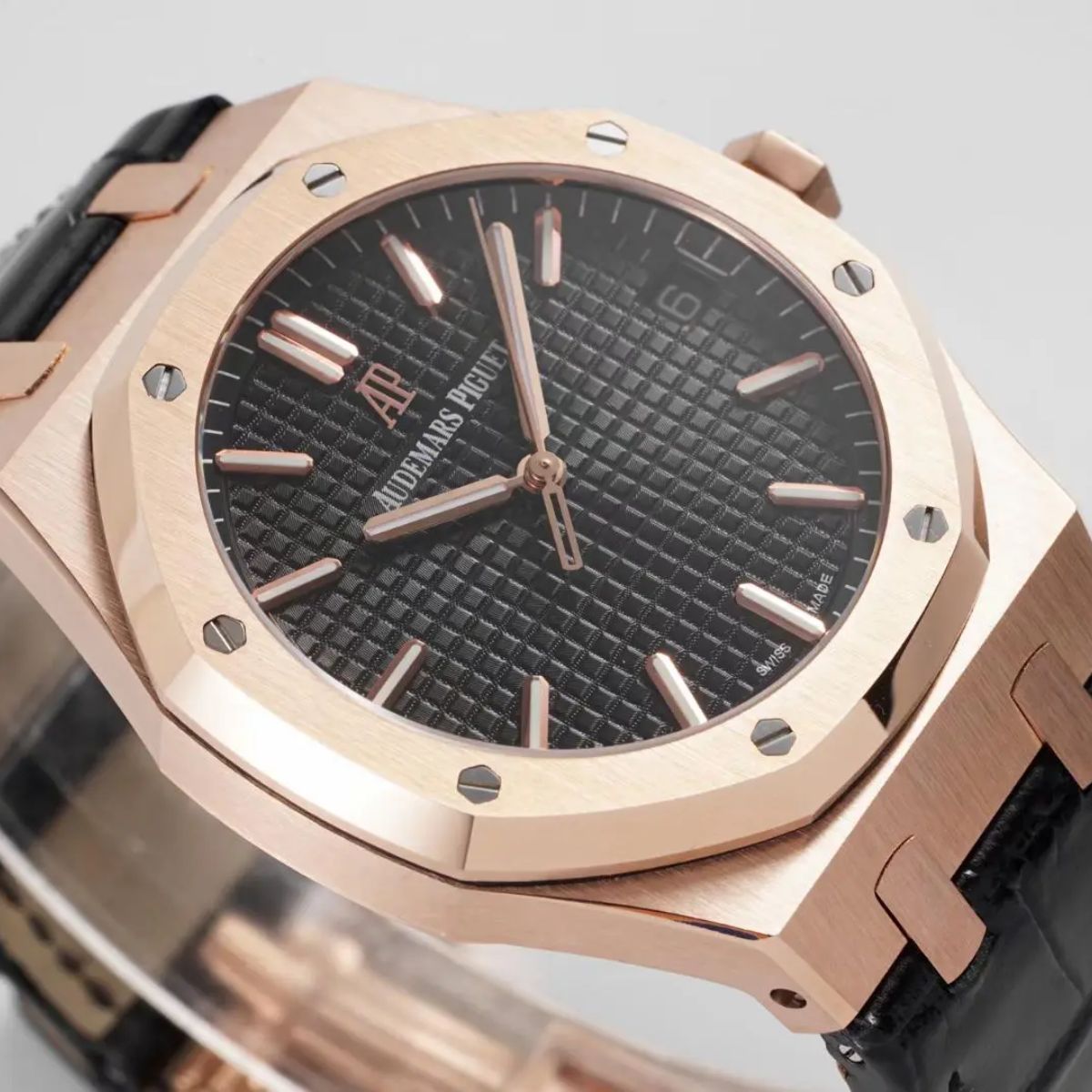 Prestige Atelier Octagon Sport 41mm Black Dial Rose Gold 1703