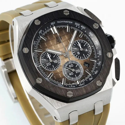 Prestige Atelier Coastal Sport Chronograph 43mm Khaki Dial Stainless Steel 1458