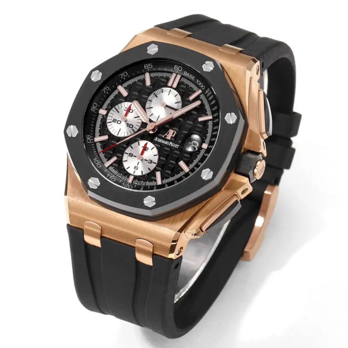Prestige Atelier Coastal Sport Chronograph 44mm Black Dial Rose Gold 1241