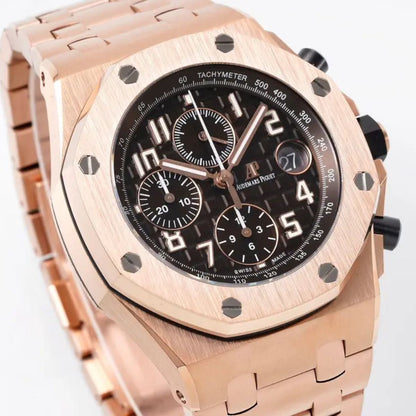 Prestige Atelier Coastal Sport Chronograph 42mm Black Dial Rose Gold 5933