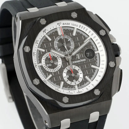 [Super Clone] Prestige Atelier Coastal Sport Chronograph 44mm Grey Dial Black Ceramic 5451