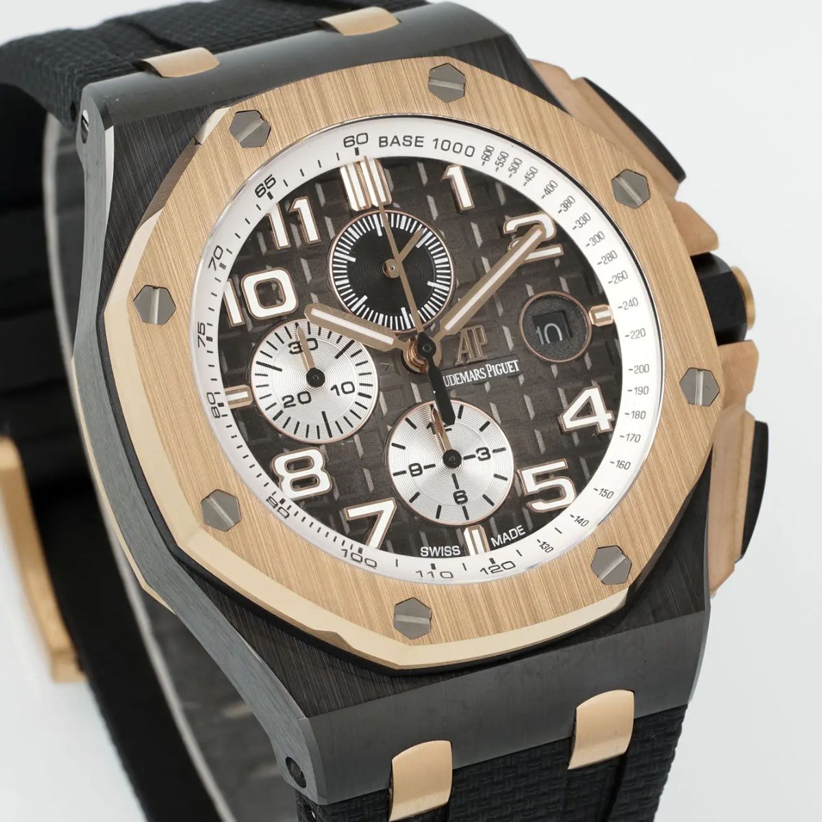 Prestige Atelier Coastal Sport Chronograph 44mm Grey Dial Rose Gold Black Ceramic 5187
