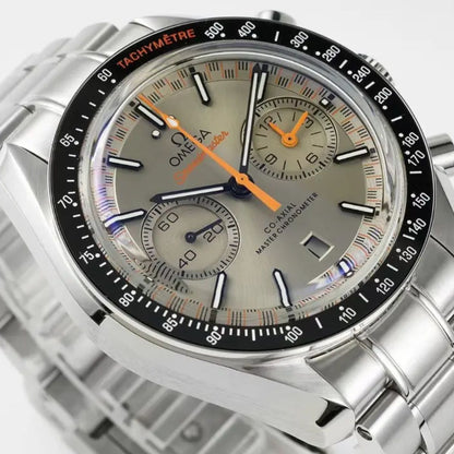 Celestial Racing Chronograph 44mm Steel On Steel Grey Dial 8816