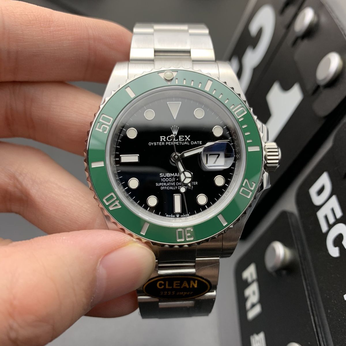 [Super Clone] Regency Diver Date 41 mm Timeless Green ceramic Bezel Bright black Dial 126610LV 9356