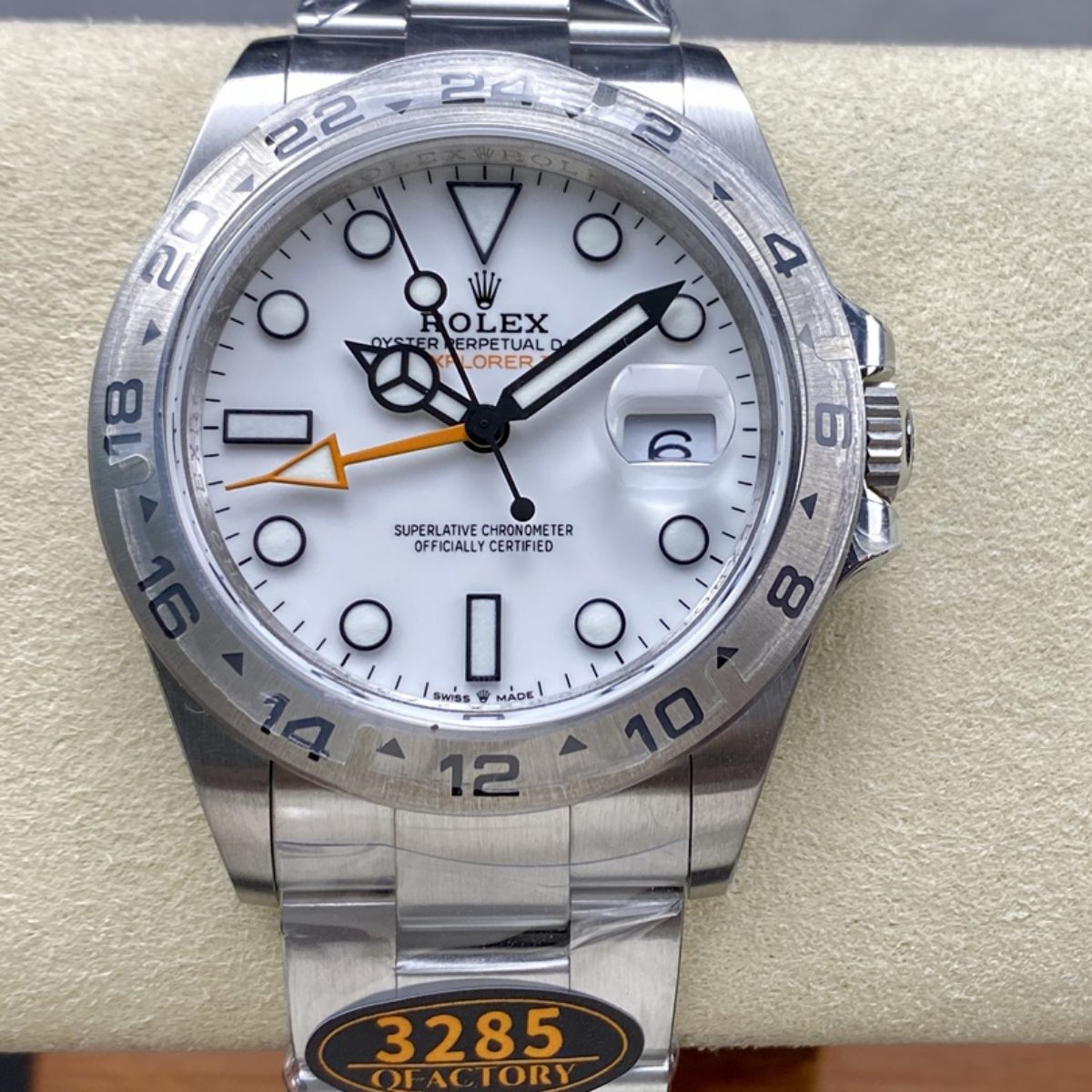 [Super Clone] Regency Adventurer II 42 mm Timeless Silver Bezel White Dial 226570 7512