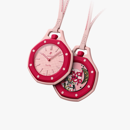 Swiss Pop Art Otto Rosso Ceramic Watch 6415