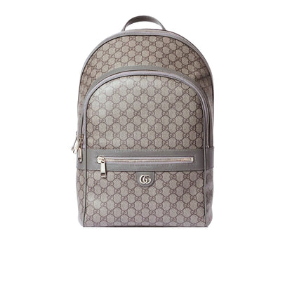 Ophidia Medium GG Supreme Canvas Backpack Grey 43cm 821938 Faefh 8793 OPHIDIA Bag
